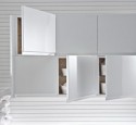 Bathroom storage cabinet with doors