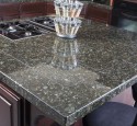 Granite kitchen countertops with cherry cabinets