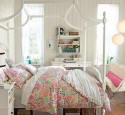 Teenage Girls Canopy Bed Colorful Sets Bedding