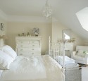 Bedroom chandelier size