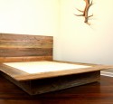 Platform bed solid wood