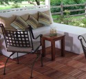 Easy patio bench