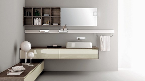 Floating vanity for bathroom