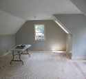 Finishing attic with trusses