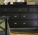 Bedroom dressers black