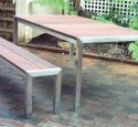 Outside bench tables