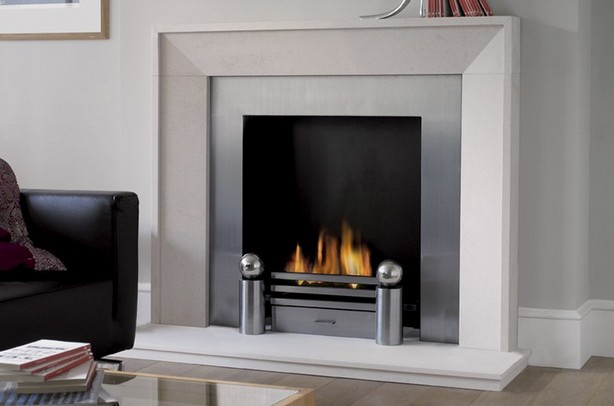 Limestone Fireplace Surround