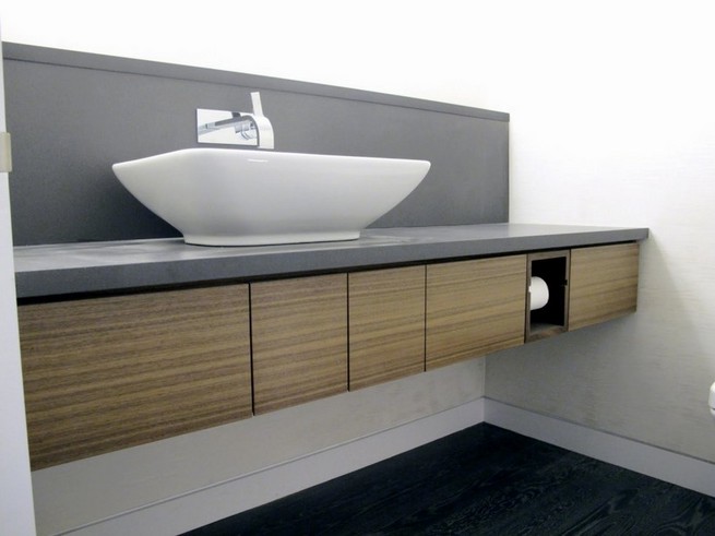 Floating bathroom vanity cabinets