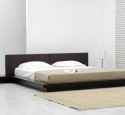 Platform bed natural wood