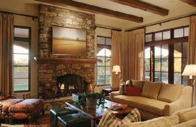 How to design a living room wall