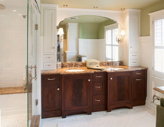 Bathroom storage cabinets materials