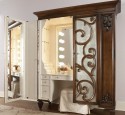 Bedroom vanity with mirror