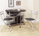Elegant folding dining table