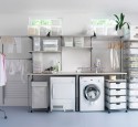 Shoe storage ideas for laundry room