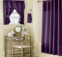 Bathroom window curtains short