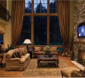 Log Cabin Bedroom Curtains