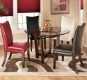 Elegant glass top dining tables