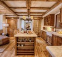 Rustic barn wood kitchen cabinets