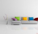 Modern Sofa Combine Decorative Pillows