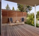 Timber Privacy Screen At Patio Deck