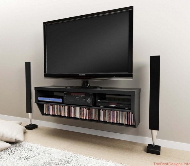 TV Stand With Wall Mount