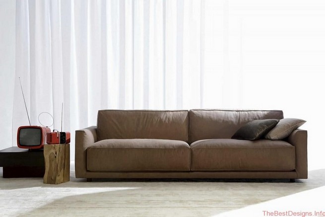 Modern Leather Sofa Modern Living Furniture