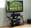 TV STand With Mount Triple Play Glass Audio