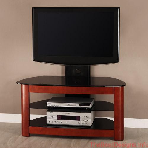TV STand With Mount Innovative Glass Top