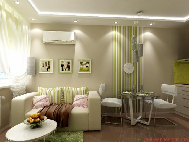 Vertical Green Stripes On Pillowcases