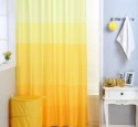 Solid Yellow Shower Curtain