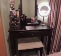 Lighted Vanity Table Set