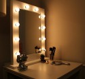 Portable Lighted Vanity Table
