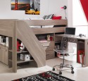Youth Loft Bed With Desk