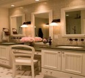 Lighted Vanity Mirror Table