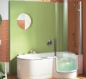 Corner Tub Shower Combo