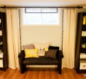 Basement Window Treatments Ideas