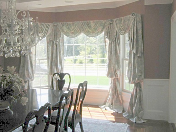 Bow Window Treatments Photos