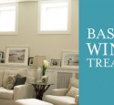 Creative Basement Window Treatments