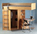 Loft Bed With Desk And Closet