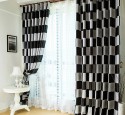 Black And White Window Treatments