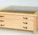 Shadow Box Coffee Table With Drawers