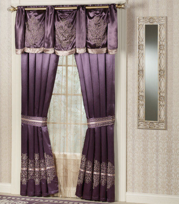 Purple Window Treatments