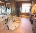 Sunken Tub Shower Combination