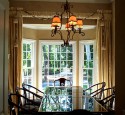 Bow Window Treatments Dining Room